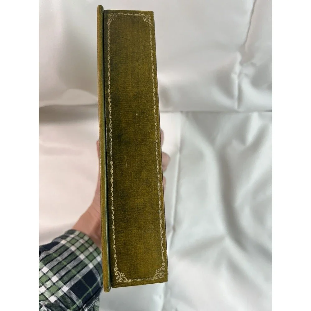 VTG Collectible‎ ceramic Unique Book Shape Jewelry/Decorative/business card Box
